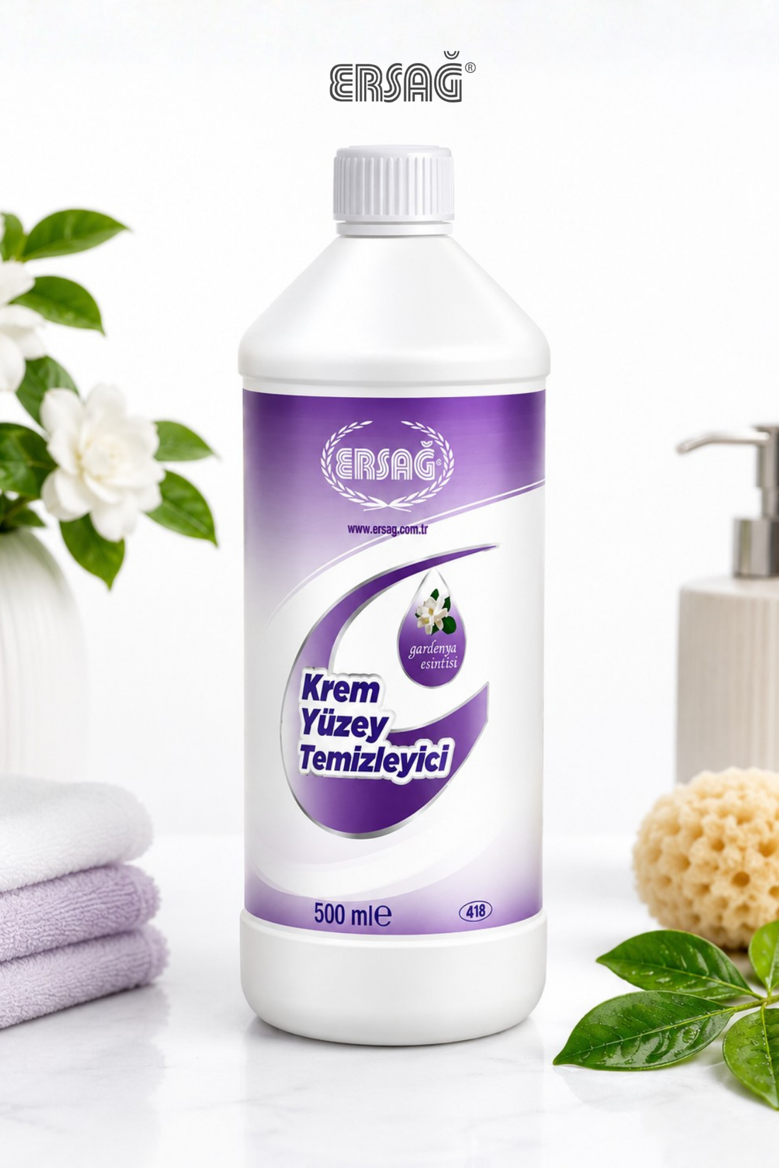 Imagine finală în limba română — ERSAĞ Detergent pentru Suprafețe cu Formulă Cremă 500 ML