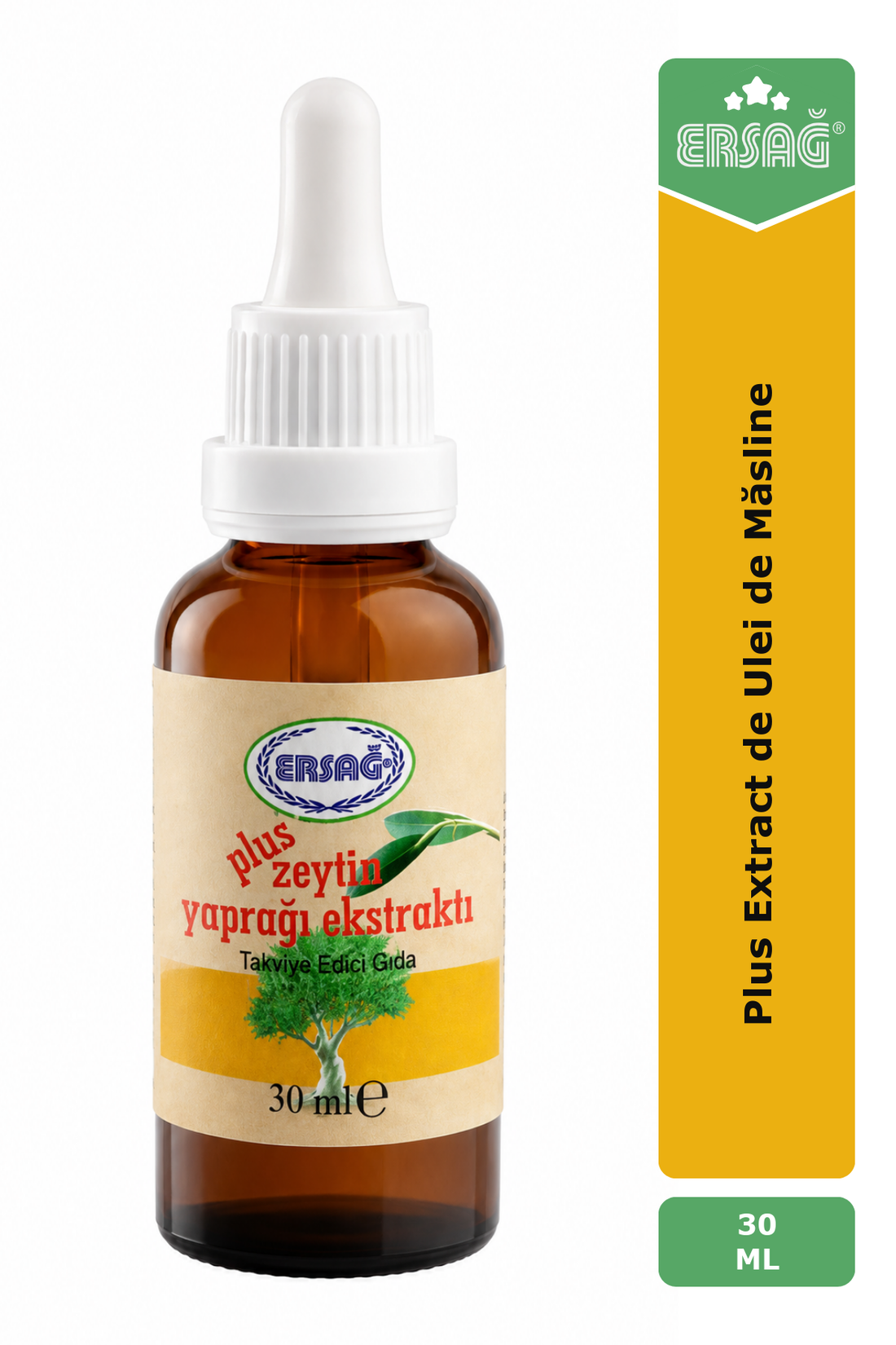 Imagine finală în limba română — ERSAĞ Plus Extract de Ulei de Măsline 30 ML