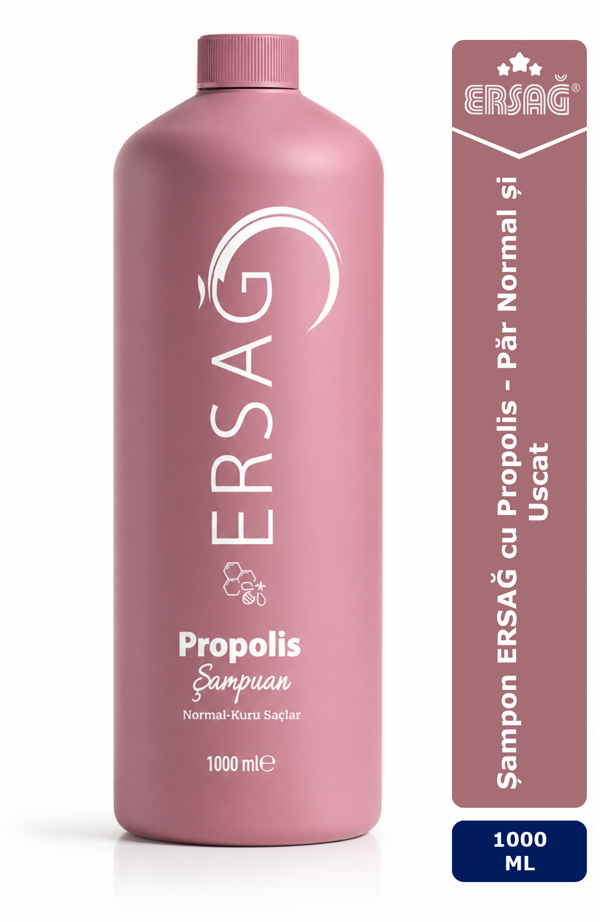 Imagine finală în limba română — Șampon ERSAĞ cu Propolis 1000 ML - Păr Normal și Uscat