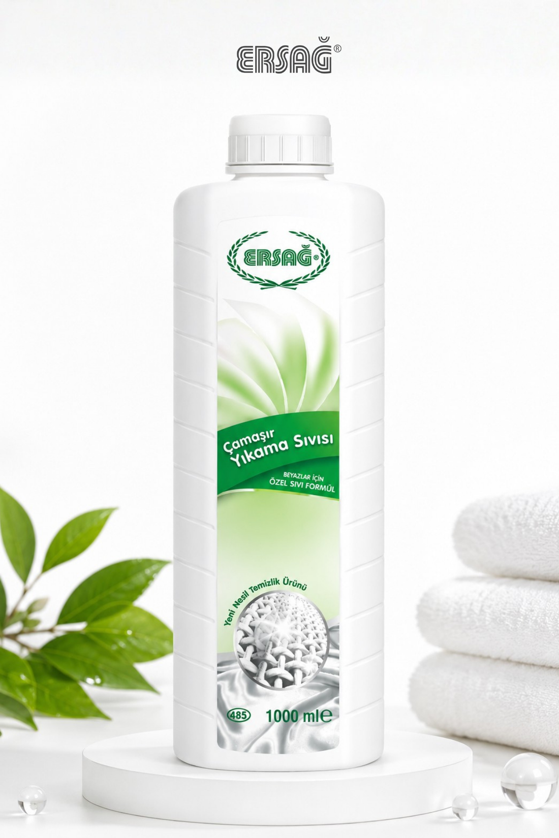 Imagine finală în limba română — ERSAĞ Detergent lichid pentru rufe albe, 1000 ml