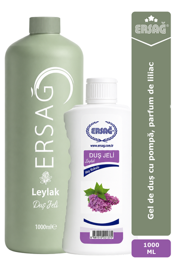 Imagine finală în limba română — ERSAĞ Gel de duș cu pompă, parfum de liliac, 1000 ml