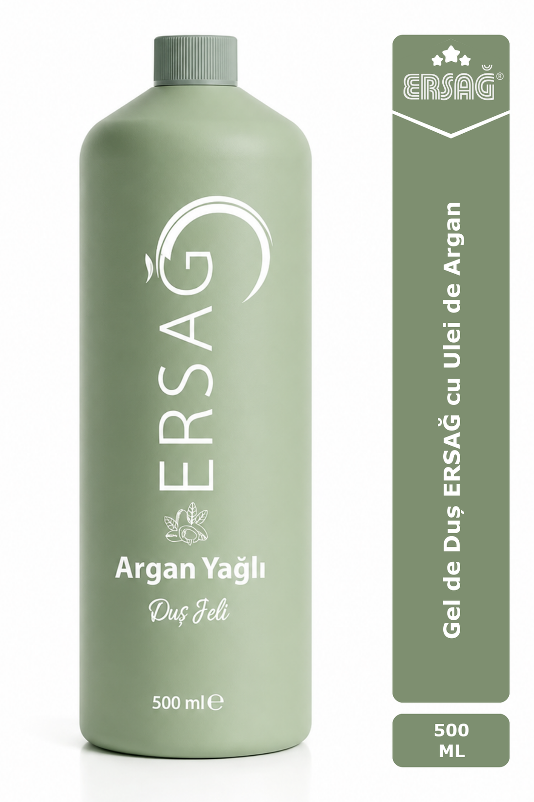 Imagine finală în limba română — Gel de Duș ERSAĞ cu Ulei de Argan 500 ML