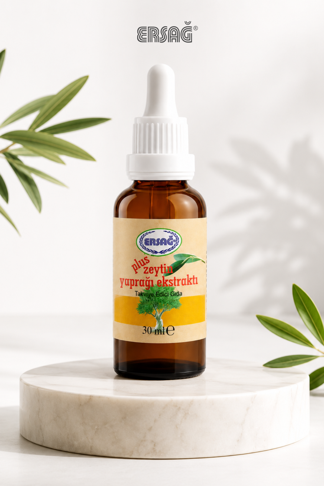 Imagine finală în limba română — ERSAĞ Plus Extract de Ulei de Măsline 30 ML