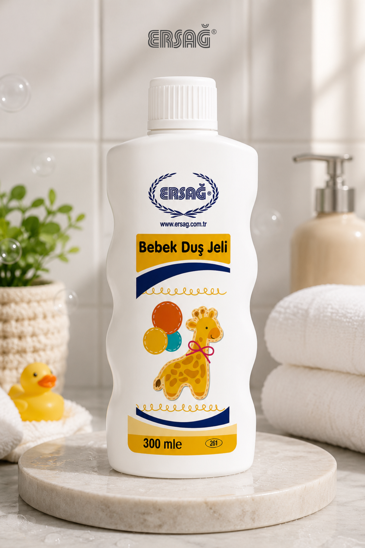 Gel de duș pentru bebeluși ERSAĞ 300 ML