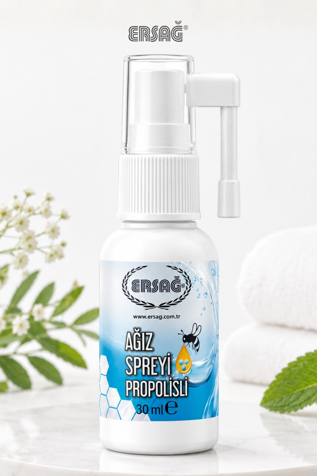 Imagine finală în limba română — ERSAĞ Spray Oral cu Propolis 30 ML