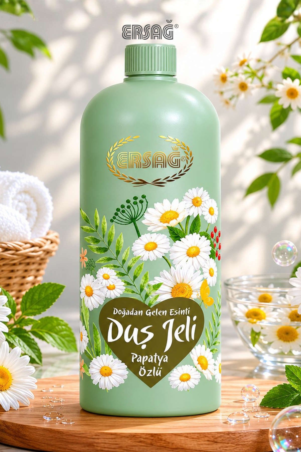 Gel de Duș cu Extract de Mușețel ERSAĞ 500 ML