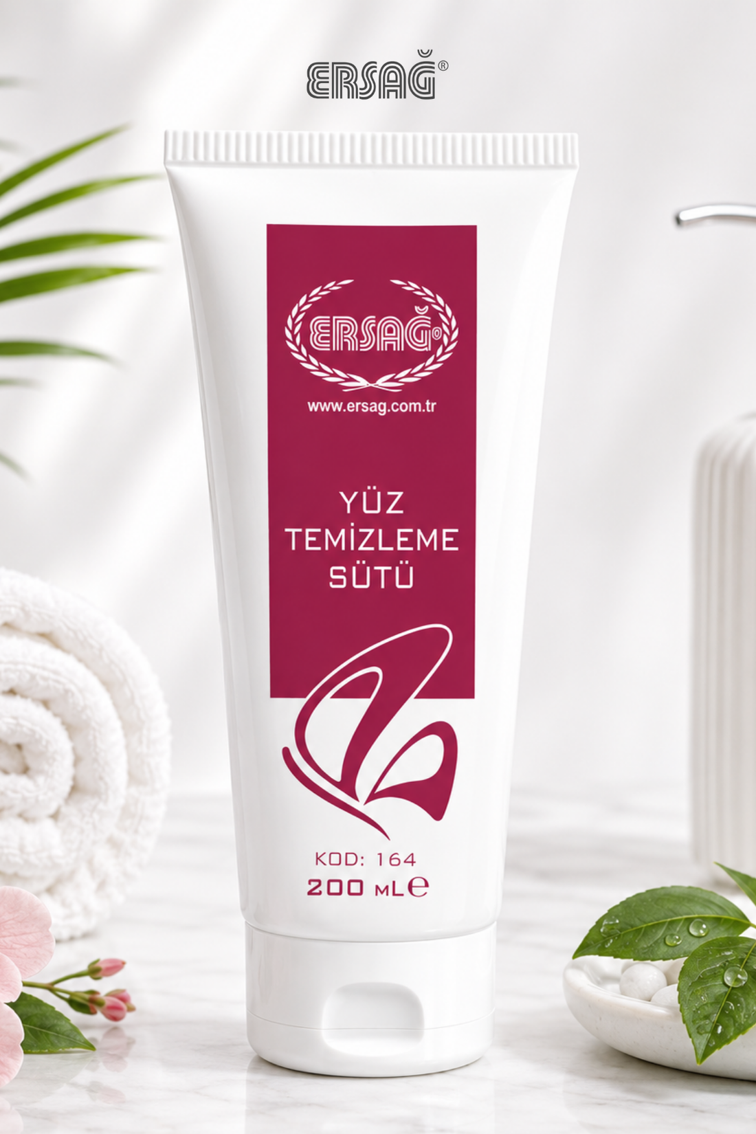 Imagine finală în limba română — Lapte de Curățare Facială ERSAĞ 200 ML