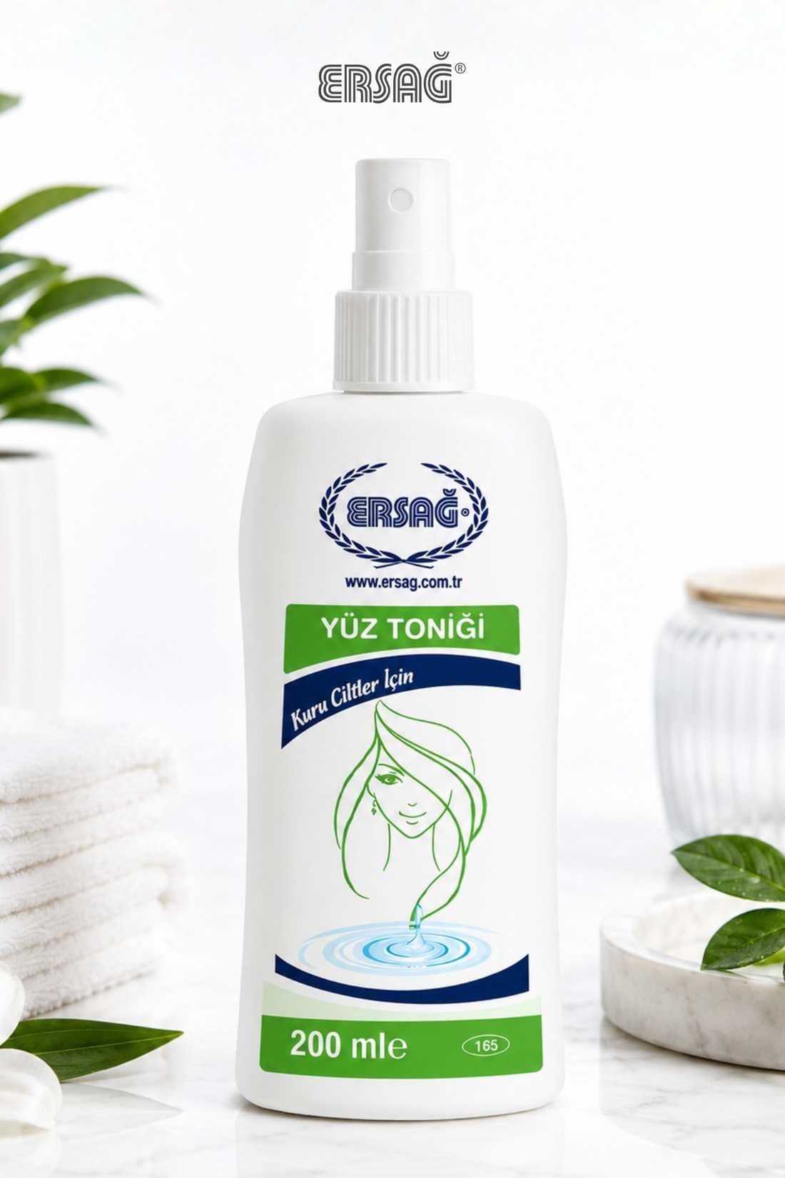 Imagine finală în limba română — ERSAĞ Tonică pentru față pentru piele uscată 200 ML