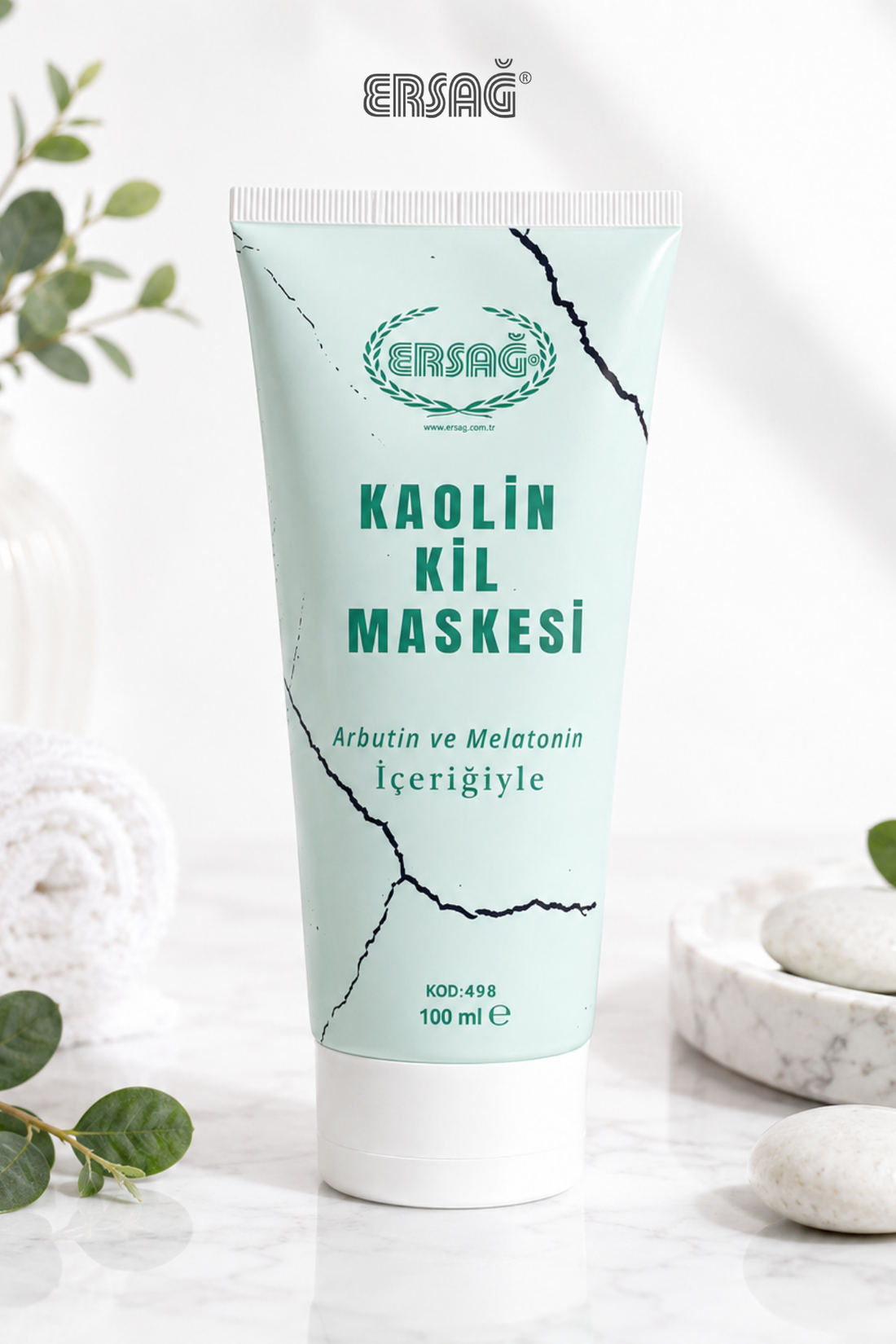 Imagine finală în limba română — Mască de argilă Kaolin ERSAĞ 100 ML