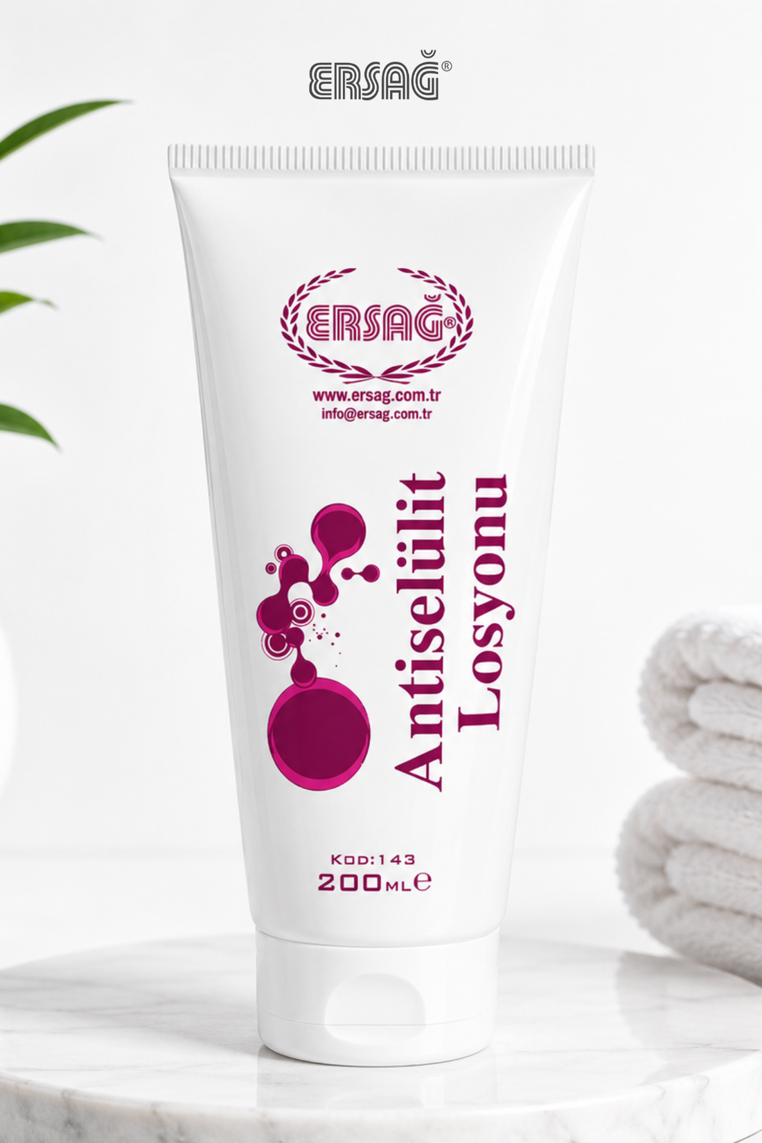 Imagine finală în limba română — Loțiune Anticelulitic ERSAĞ 200 ML