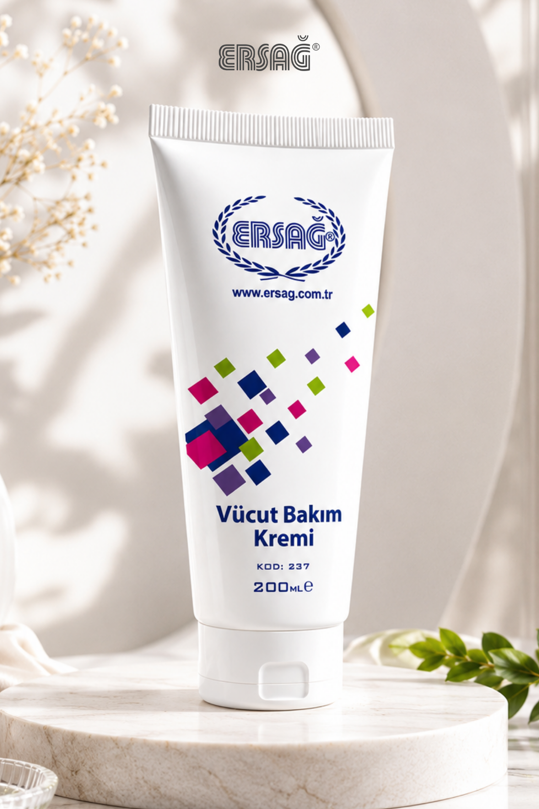 Imagine finală în limba română — Cremă de Îngrijire a Corpului ERSAĞ 200 ML