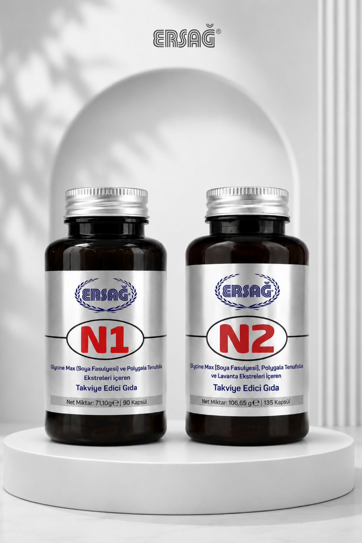 Supliment alimentar capsule ERSAĞ N1 și N2