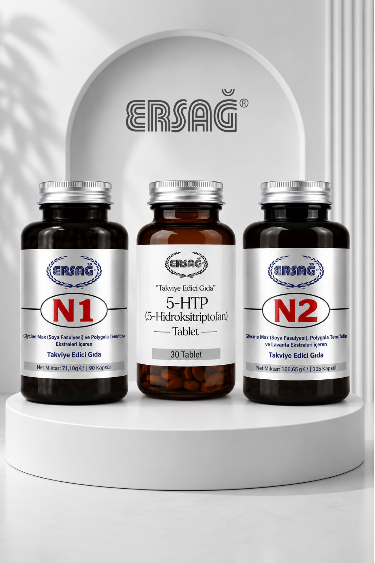 ERSAĞ N1, N2 și 5-HTP Supliment Alimentar