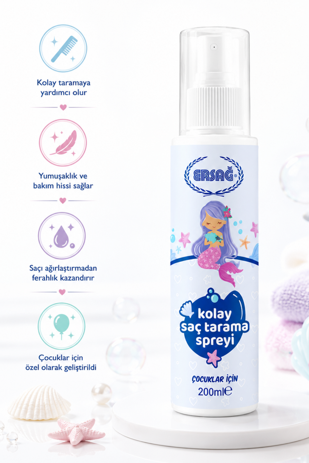 ERSAĞ Spray de Descurcare pentru Copii 200 ML